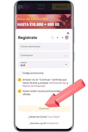 GT Bet Casino registro selección bono casino deportes España